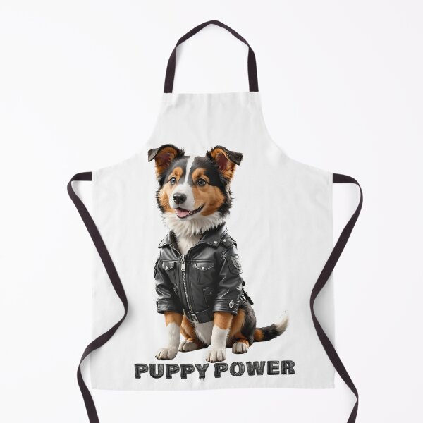 Item preview, Puppy Power. Cute Collie dog designed and sold by Drone-tees.