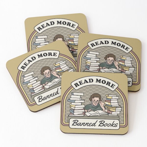 Item preview, Read More Banned Books designed and sold by Unhinged Heather.
