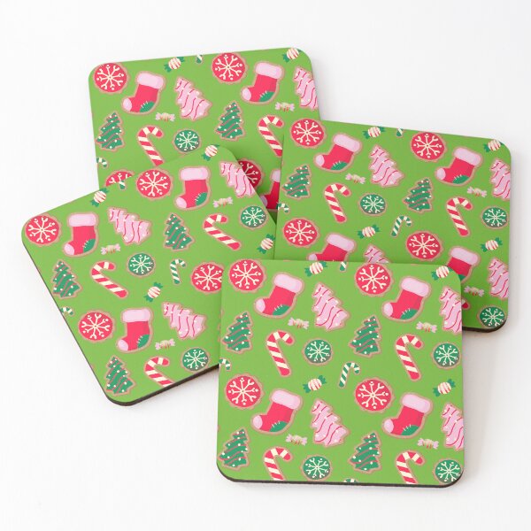 Item preview, Christmas festive decorated Cookies and Sweets repeating pattern designed and sold by Jdawnink.