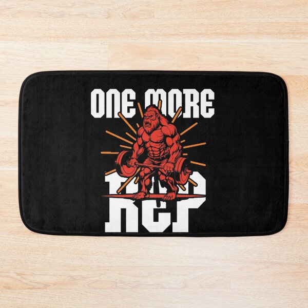 Item preview, One More Rep Fitness Motivational Gym Humor designed and sold by smartrocket.