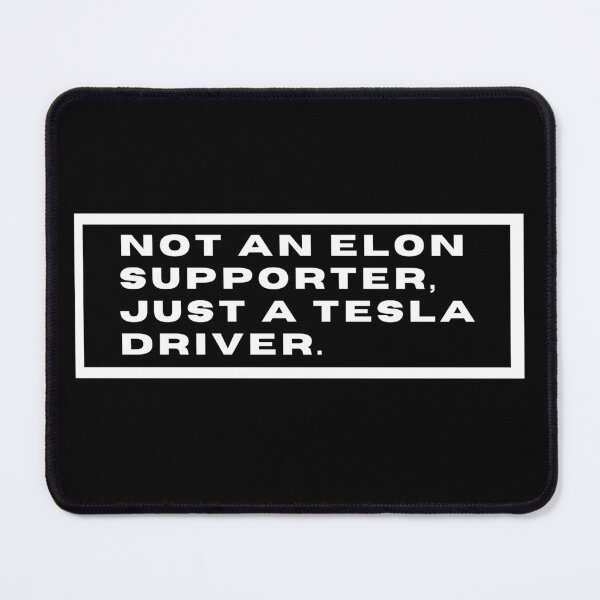 Item preview, Not An Elon Supporter Just A Tesla Driver- Anti elon Bumper Sticker Decal Accessories designed and sold by Spaceslafr.