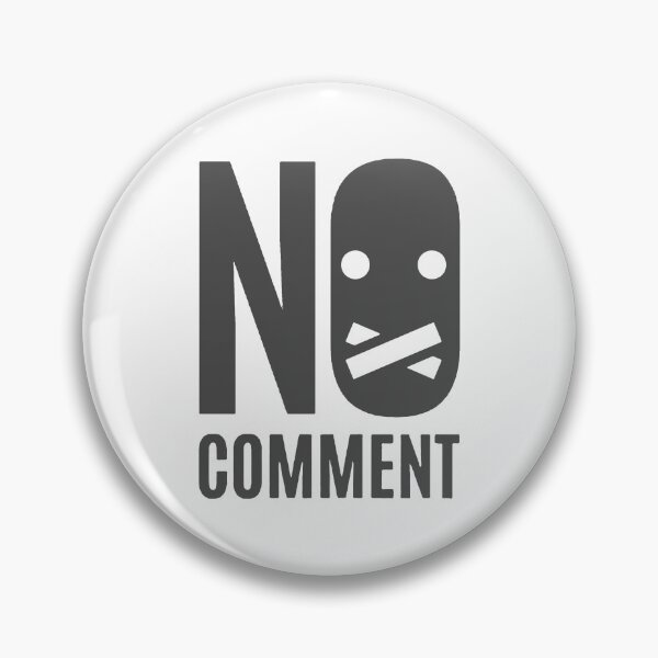 Item preview, No Comment; designed and sold by StickerApe.