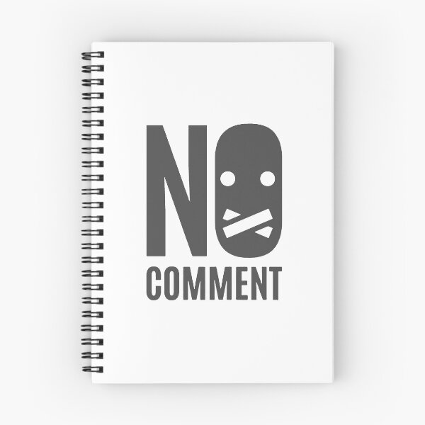 Item preview, No Comment; designed and sold by StickerApe.