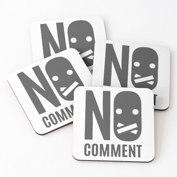 Item preview, No Comment; designed and sold by StickerApe.
