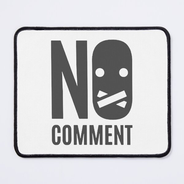 Item preview, No Comment; designed and sold by StickerApe.