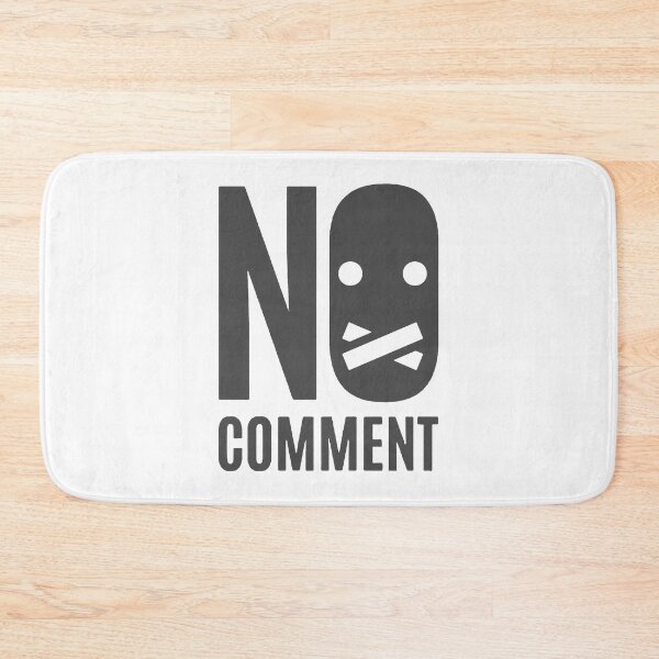 Item preview, No Comment; designed and sold by StickerApe.