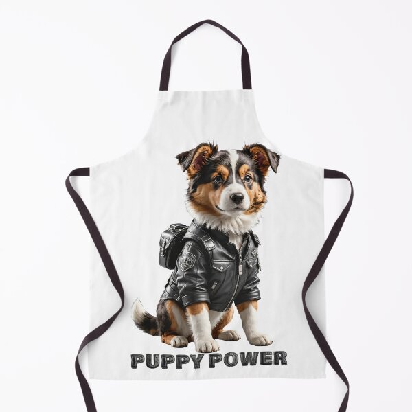 Item preview, Puppy Power. Cute Collie dog designed and sold by Drone-tees.