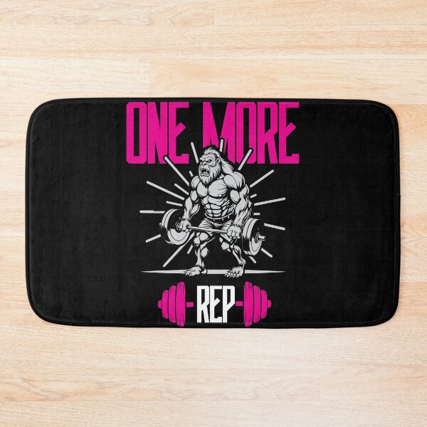 Item preview, One More Rep Fitness Motivational Gym Humor designed and sold by smartrocket.