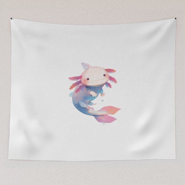 Item preview, Cute happy friend Axolotl designed and sold by PatternFly.
