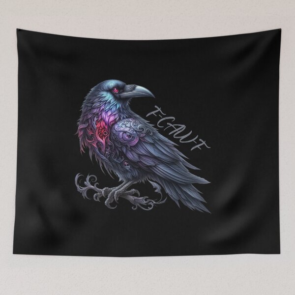 Item preview, F-CAW-F - black crow designed and sold by EnchantedOwl.