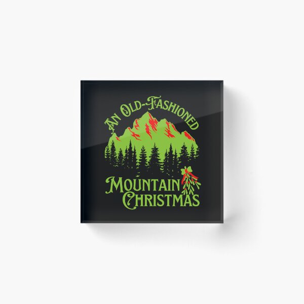 Item preview, An Old-Fashioned Mountain Christmas designed and sold by TimelessLocales.
