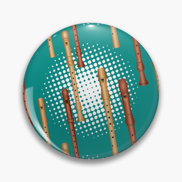 Item preview, Recorders on turquoise designed and sold by kobyakov.