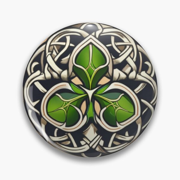 Item preview, Knotwork Cloverleaf designed and sold by RadManDesigns.