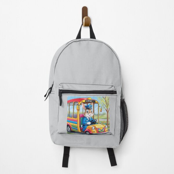 Item preview, Cute Bunny the bus driver designed and sold by Nature's Palette.