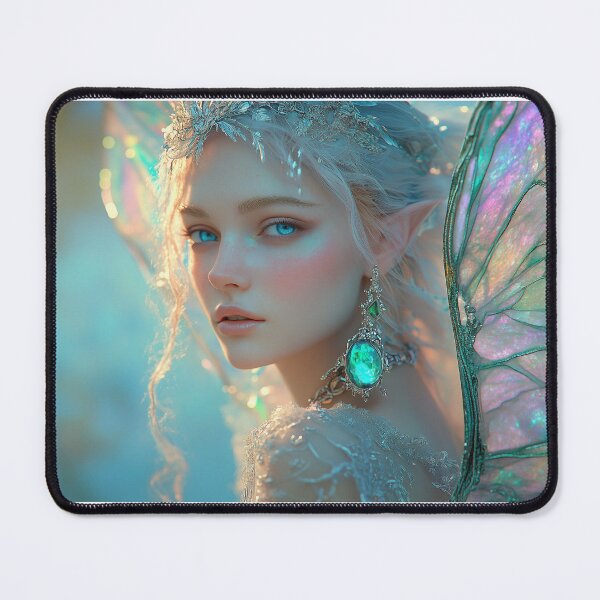 Item preview, Haute Couture Fairy: Milky Quartz and Fire Opals designed and sold by ACuriousshoppe.