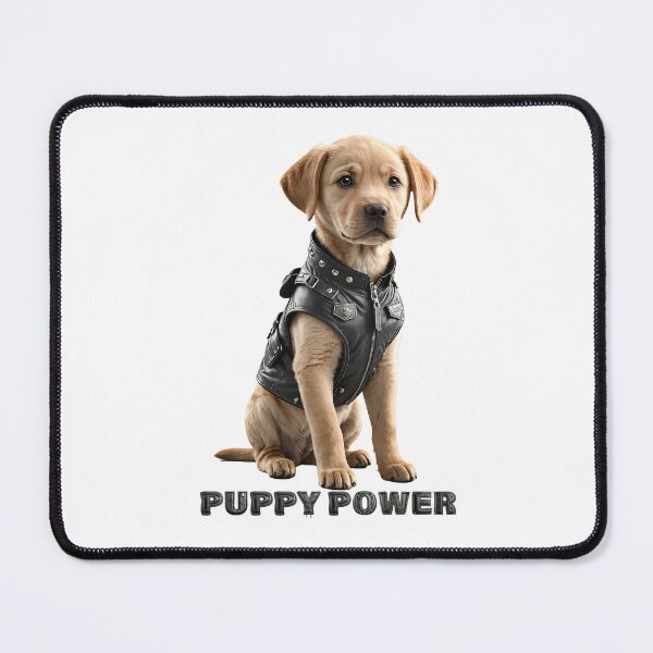 Item preview, Puppy Power. Cute Labrador dog designed and sold by Drone-tees.