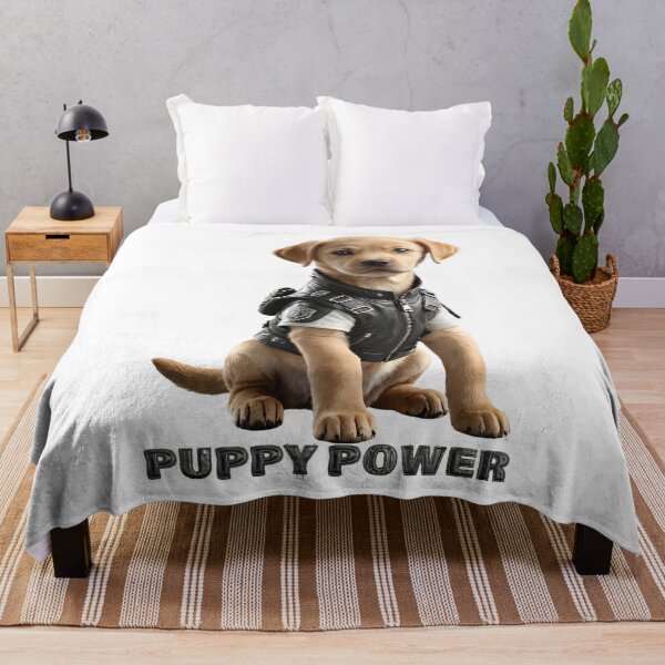 Item preview, Puppy Power. Cute Labrador dog designed and sold by Drone-tees.