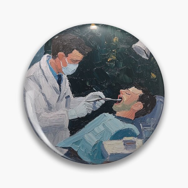 Item preview, Dentist | Post-impressionist painting style designed and sold by ComicsFactory.