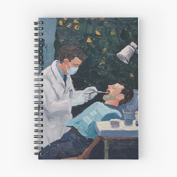 Item preview, Dentist | Post-impressionist painting style designed and sold by ComicsFactory.