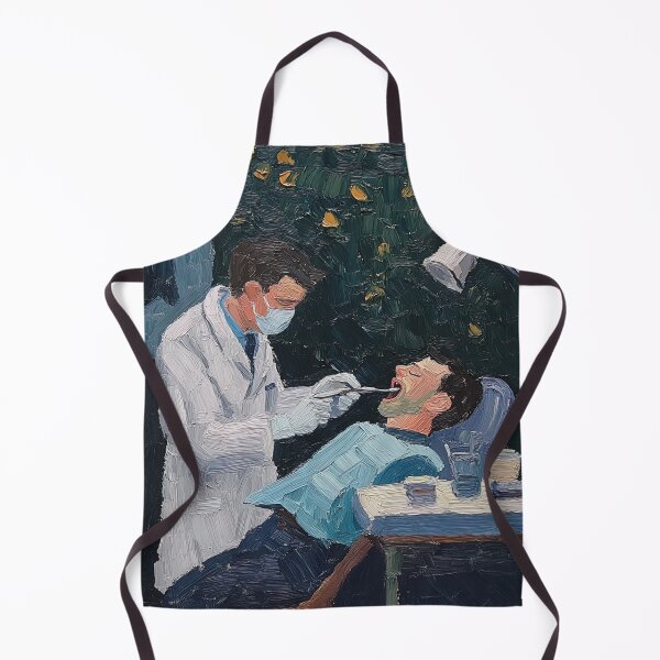 Item preview, Dentist | Post-impressionist painting style designed and sold by ComicsFactory.