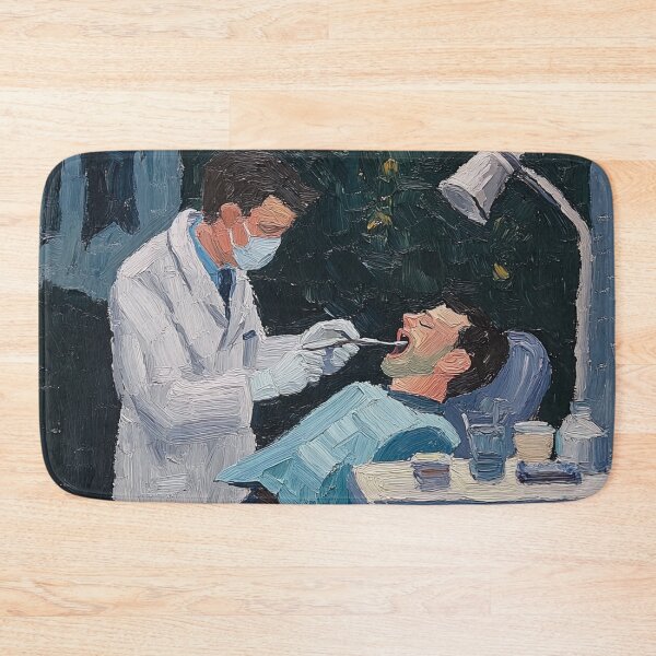 Item preview, Dentist | Post-impressionist painting style designed and sold by ComicsFactory.