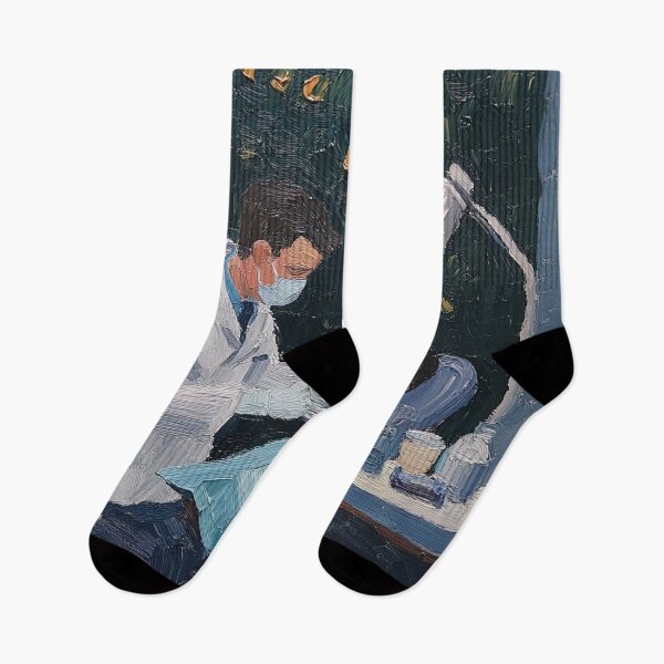 Item preview, Dentist | Post-impressionist painting style designed and sold by ComicsFactory.