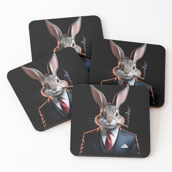 Item preview, Gangster Bunny  designed and sold by MartaDreamCraft ⭐⭐⭐⭐⭐.