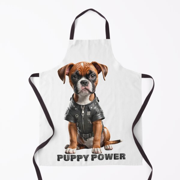 Item preview, Puppy Power. Cute Boxer dog designed and sold by Drone-tees.
