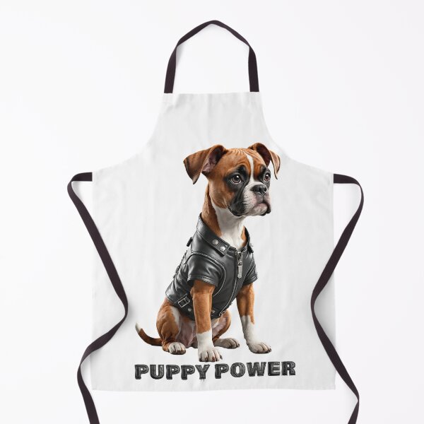 Item preview, Puppy Power. Cute Boxer dog designed and sold by Drone-tees.
