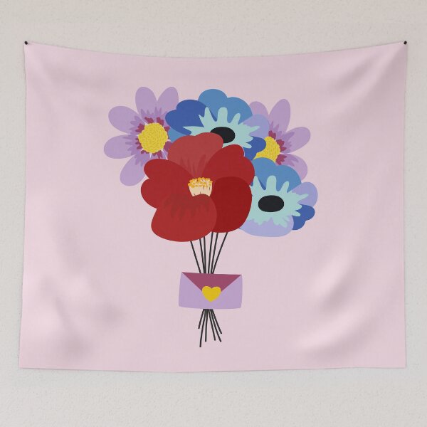 Item preview, Flowers-shaped balloons and Letter	 designed and sold by AlginaPugachova.