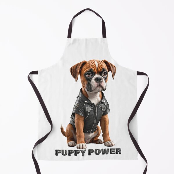 Item preview, Puppy Power. Cute Boxer dog designed and sold by Drone-tees.