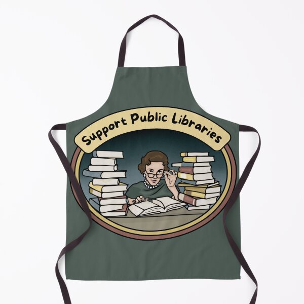 Item preview, Support Public Libraries designed and sold by Unhinged Heather.