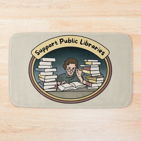 Item preview, Support Public Libraries designed and sold by Unhinged Heather.
