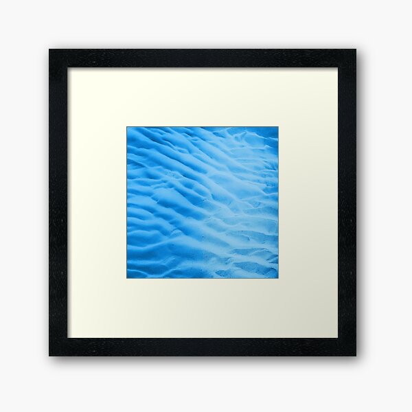 Item preview, Dramatic Blue Wavy Sand  designed and sold by Green-Anchor.
