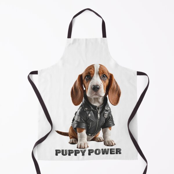 Item preview, Puppy Power. Cute Basset hound dog designed and sold by Drone-tees.