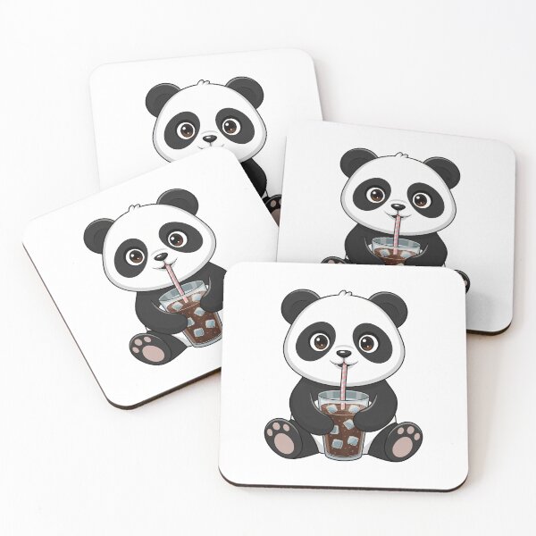 Item preview, Cute Panda Drinking Soda - Adorable Cartoon Animal Design designed and sold by Trend Pixel Co..