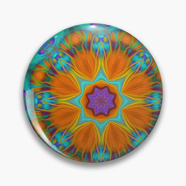 Item preview, Peacock feather kaleidoscope 2 designed and sold by rainsdesigns.