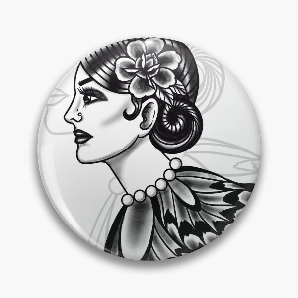 Item preview, Lady Flutterby designed and sold by WickedBeeArts.