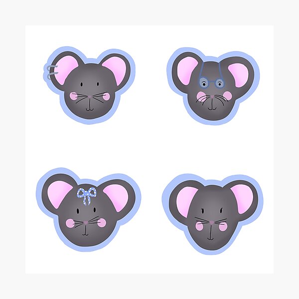 Item preview, mouse family designed and sold by pippacore.