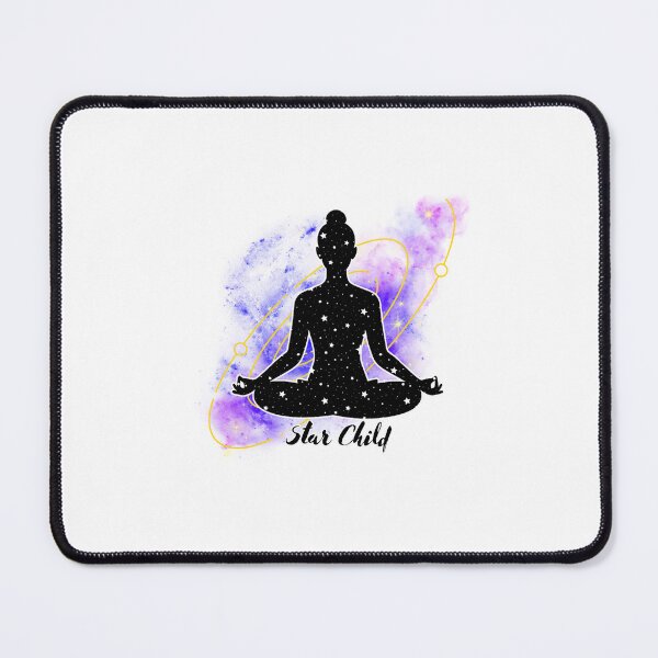 Item preview, Star Child – Cosmic Meditation – Starry Universe Silhouette Design designed and sold by BaalamStudioDesigns.