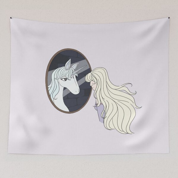 Item preview, The Last Unicorn Mirror designed and sold by sarahweber.art.