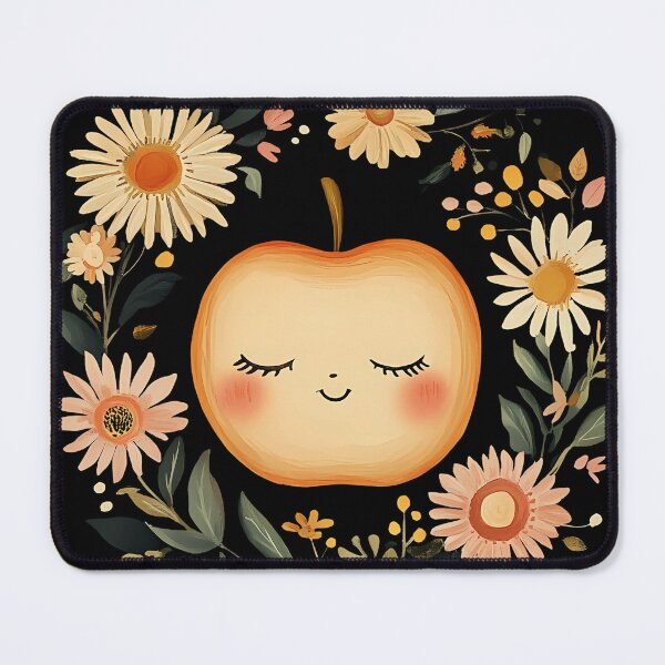 Item preview, Kawaii Apple Illustration - Cute Fruitcore Cottagecore Aesthetic designed and sold by TuncGK.