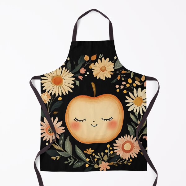 Item preview, Kawaii Apple Illustration - Cute Fruitcore Cottagecore Aesthetic designed and sold by TuncGK.