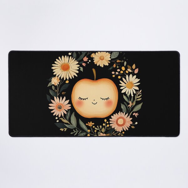 Item preview, Kawaii Apple Illustration - Cute Fruitcore Cottagecore Aesthetic designed and sold by TuncGK.