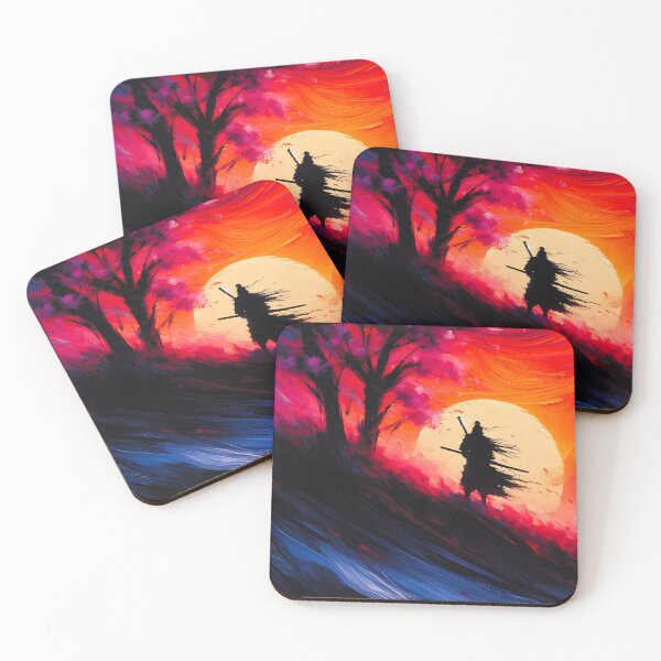 Item preview, Lone Warrior – Samurai at Sunset designed and sold by Dino-Lune.