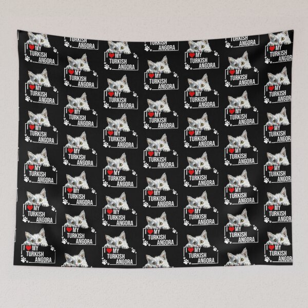 Item preview, I Love My Turkish Angora Cat designed and sold by TheAnimalZ00.