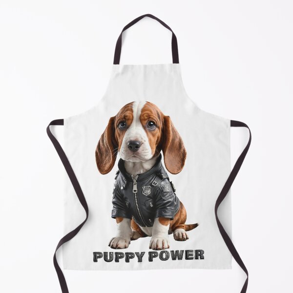 Item preview, Puppy Power. Cute Basset hound dog designed and sold by Drone-tees.