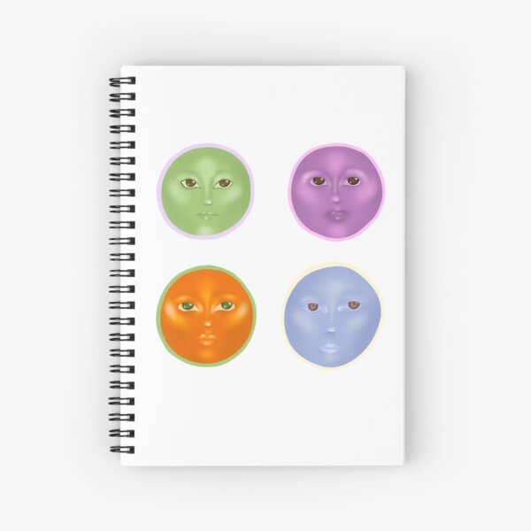 Item preview, four colorful faces designed and sold by pippacore.