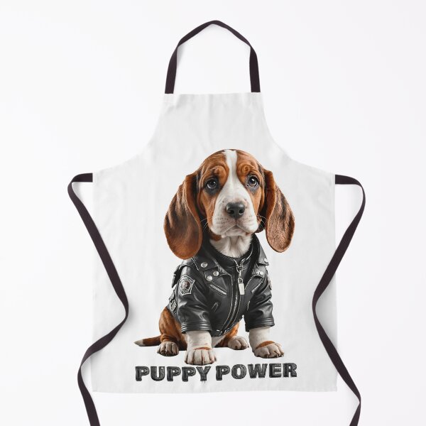 Item preview, Puppy Power. Cute Basset hound dog designed and sold by Drone-tees.