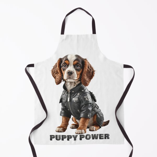 Item preview, Puppy Power. Cute Spaniel dog designed and sold by Drone-tees.